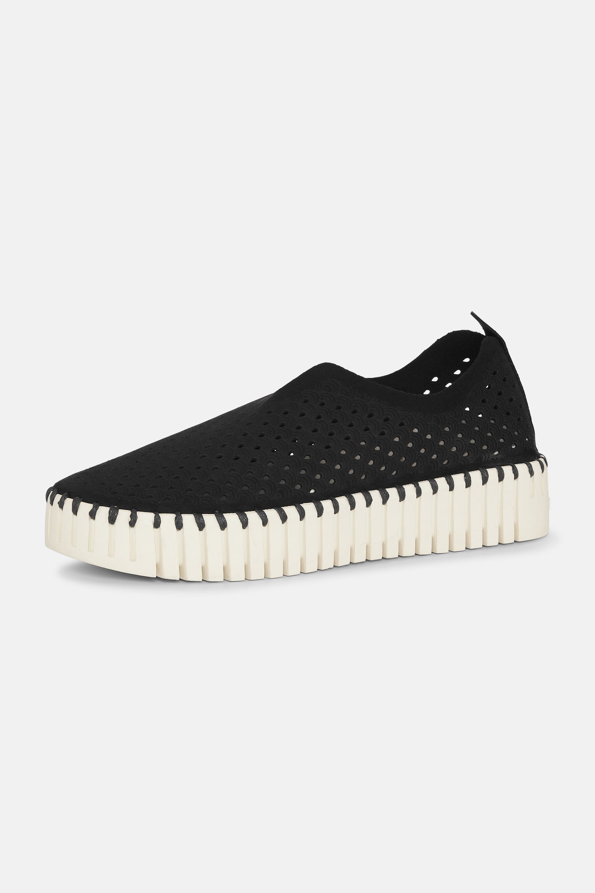 Platform Tulip Sko - Black